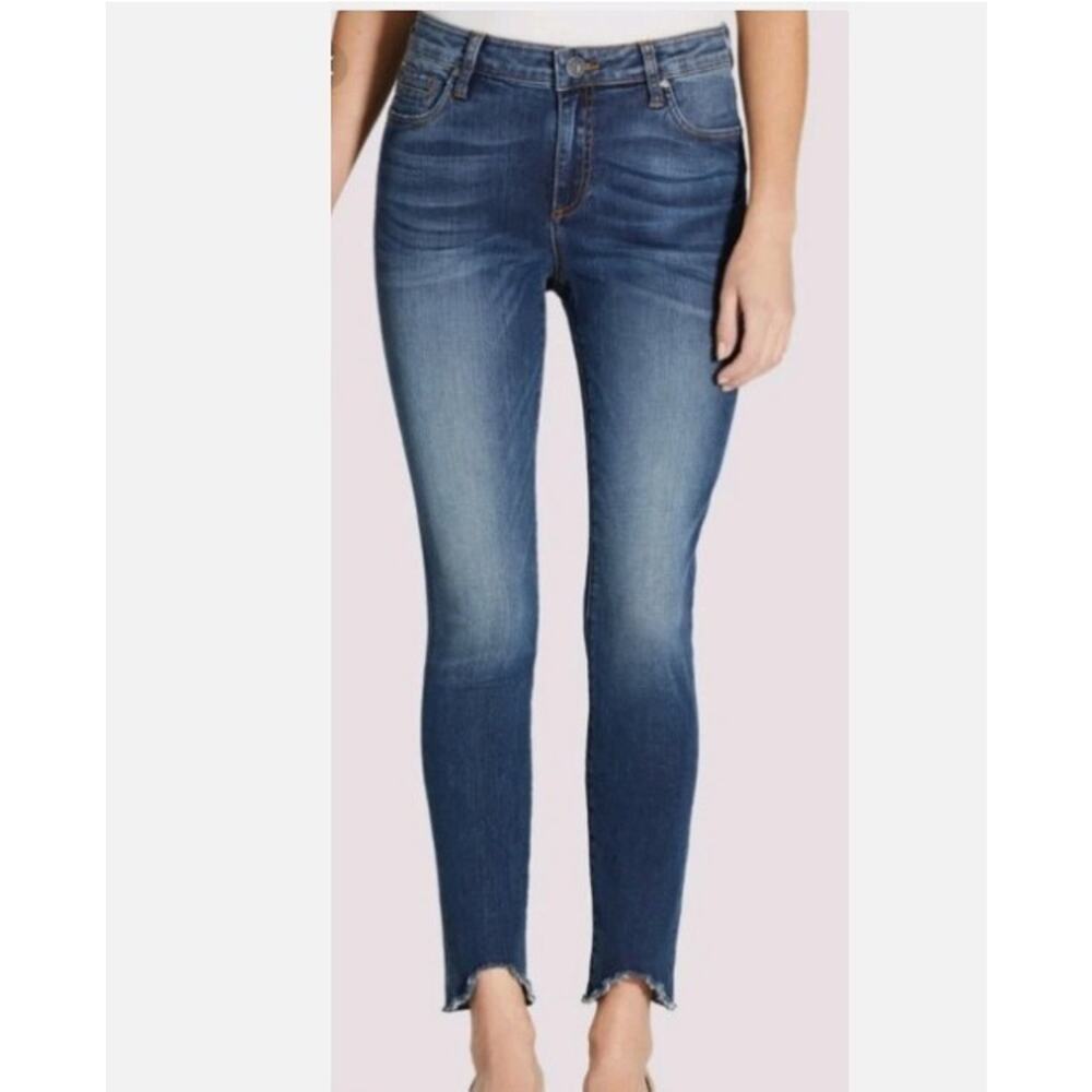 Kut From The Kluth Jeans Womens 12 Blue Connie Ankle Skinny‎ High-Rise Stretch